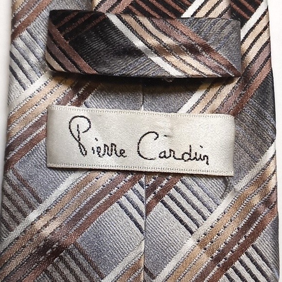 02.  Pierre Cardin Neck Tie 59in Length - Picture 4 of 8